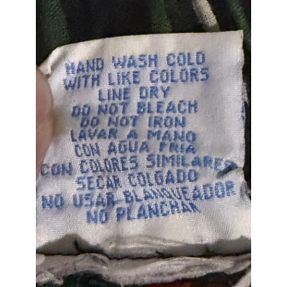 Vintage Backroad Blues Floral Maxi Skirt Womens Size 22 Elastic Waist Boho - Picture 7 of 12